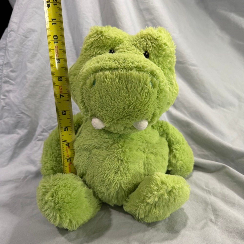 Lime Green Alligator‎ Plush Stuffed Animal Shaggy 12 Inch Plush